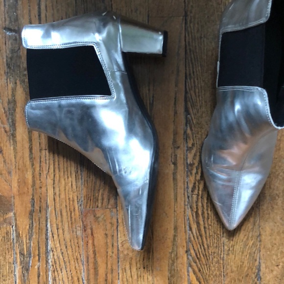 Silver ankle boots - Picture 5 of 9